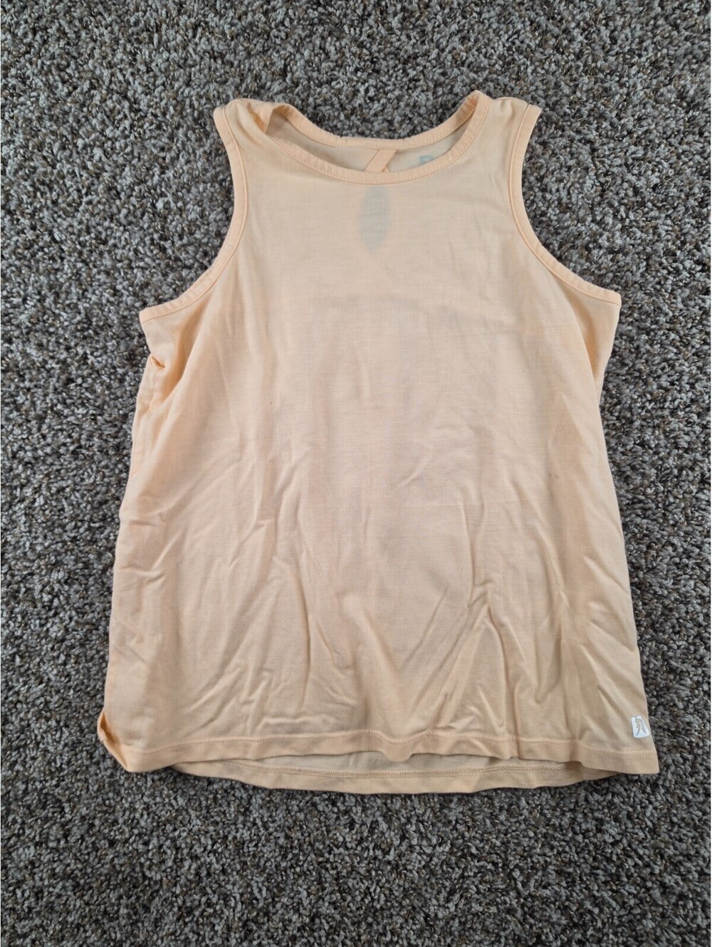 Runway Girls Sz L (12-14) Athletic Tank Top Light Salmon Pink Loose Fit